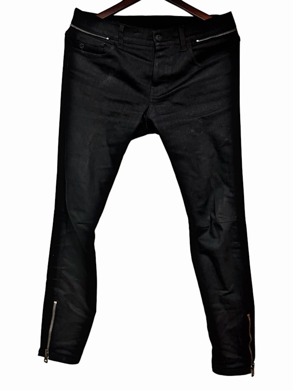 Authentic Gucci Tom Ford Zipper Accent Denim